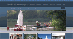 Desktop Screenshot of haddockwatersport.nl